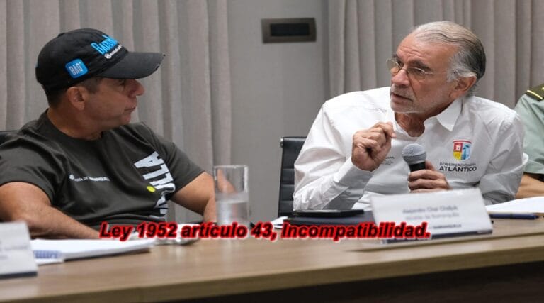 Alex Char con Eduardo Verano de la Rosa Incompatibilidad