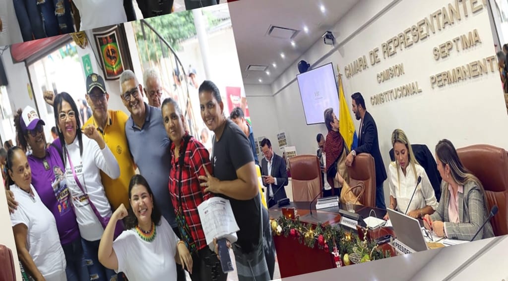 Andrea Vargas y Agmeth Escaff Colombia Humana