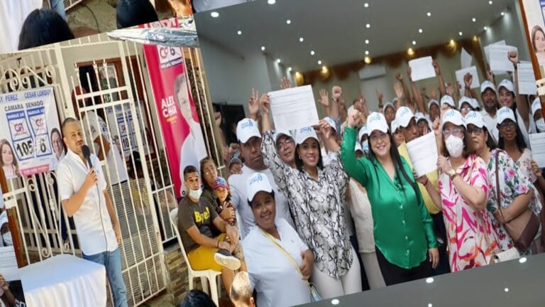 Brian Prozco llerena con César Lorduy CNE