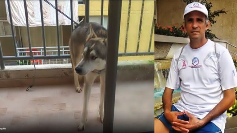 Jairo Holguin con perro