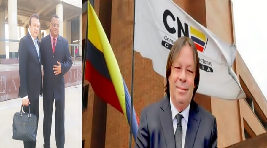Ronald López con César Lorduy