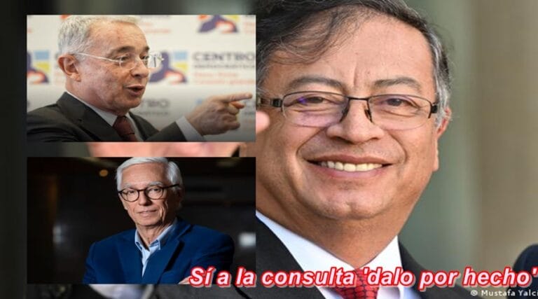 Uribe, Petro y Robledo